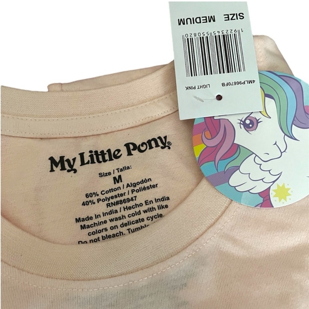 My Little Pony The Moon Tarot Card Graphic Tee Pink Short Sleeve Unisex Medium - Picture 5 of 9